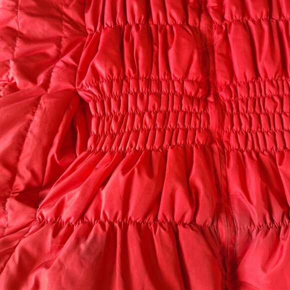 Climate Concepts Plus Size 4X Red  Fleece Lined Zip Puffer Vest Hiking Outdoor - Picture 3 of 10